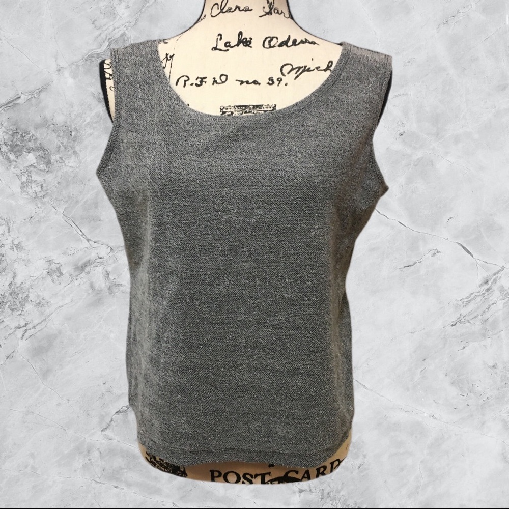 Citiknits Gray textured top